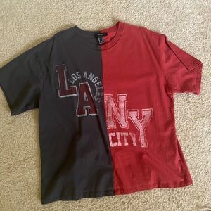 Gray and red t shirt by Forever 21 (L)